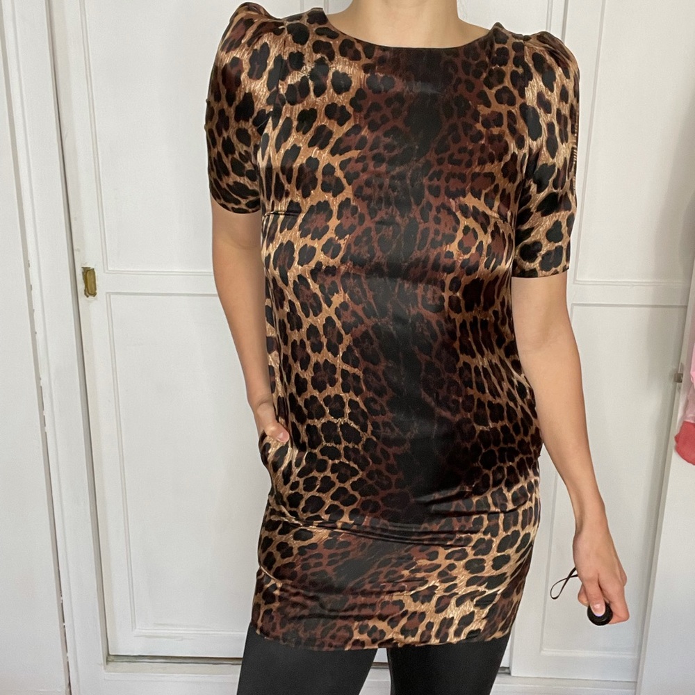 Silky ZARA BASIC XS dress